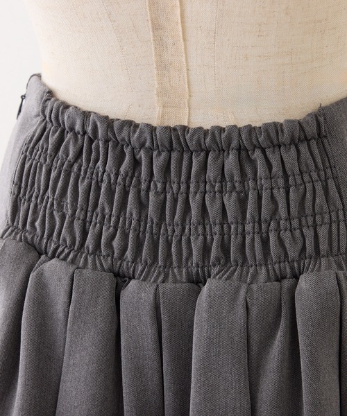 one after another NICE CLAUP（ワンアフターアナザーナイスクラップ）の「【S/Mサイズ展開】金ボタンプリーツミニスカート（スカート・レディース・ブラック系/ベージュ/ブラック系その他/杢グレー・SMALL/MEDIUM）」の21枚目の写真