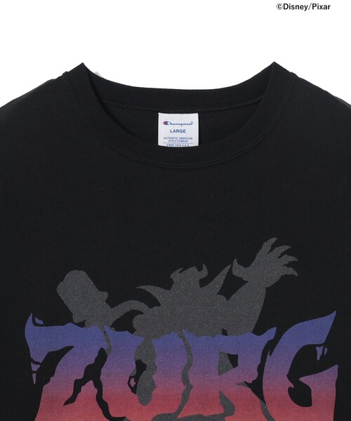 Champion(チャンピオン)の「【別注】Champion /「TOY STORY」 T-SHIRT(Tシャツ/カットソー・メンズ・ホワイト/ネイビー/ブラック・SMALL/LARGE/MEDIUM/X-LARGE)」の4枚目の写真