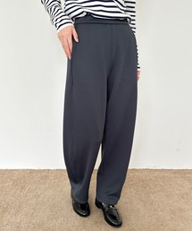 ツイル調裏起毛カーブパンツ
