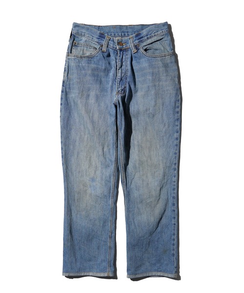 Carhartt(カーハート)の「THRIFTY LOOK / スリフティールック CARHARTT ONE-TUCK 5POCKET JEANS カーハート リメイク ワンタック デニムパンツ(デニムパンツ・メンズ・ブルー・SMALL/MEDIUM/LARGE)」の3枚目の写真