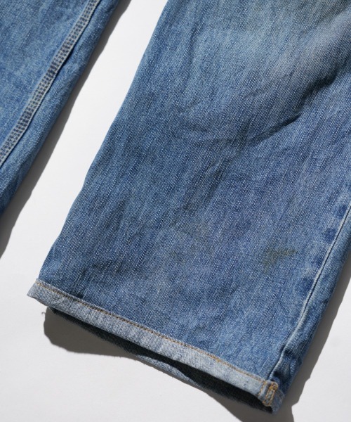 Carhartt(カーハート)の「THRIFTY LOOK / スリフティールック CARHARTT ONE-TUCK 5POCKET JEANS カーハート リメイク ワンタック デニムパンツ(デニムパンツ・メンズ・ブルー・SMALL/MEDIUM/LARGE)」の9枚目の写真