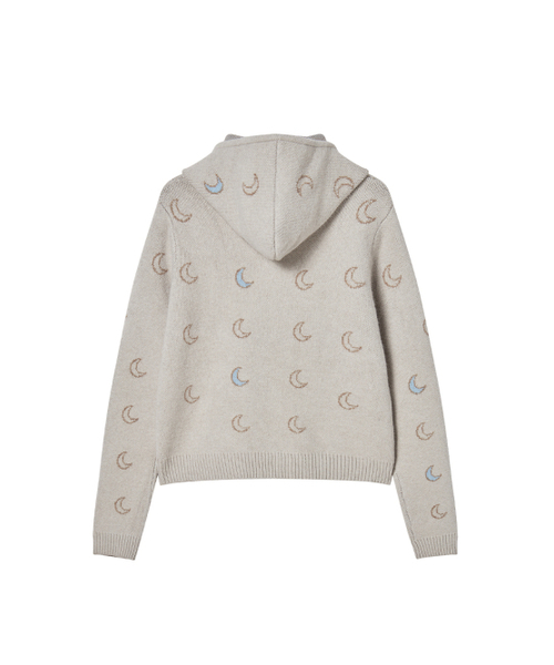 NYXX(エヌワイエックスエックス)の「MOON KNITTED ZIP-UP HOODIE IVORY(ニット/セーター・レディース・その他・F)」の3枚目の写真
