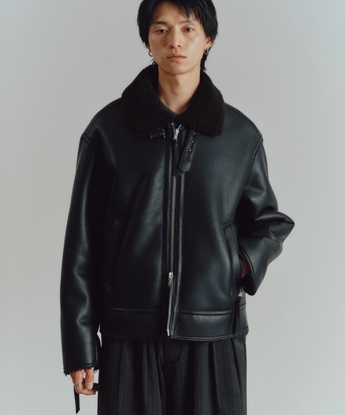 B-6 FAUX MOUTON BLOUSON（ブルゾン）｜WYM LIDNM（ウィム バイ リドム