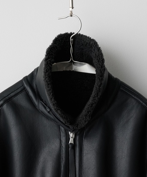 B-6 FAUX MOUTON BLOUSON（ブルゾン）｜WYM LIDNM（ウィム バイ リドム