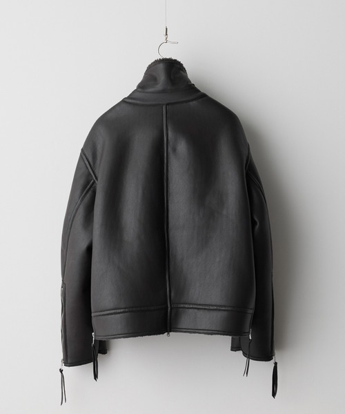 B-6 FAUX MOUTON BLOUSON（ブルゾン）｜WYM LIDNM（ウィム バイ リドム