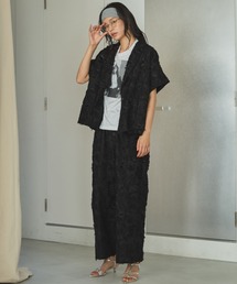 【ZOZO限定】ボタニカルカットジャガードパンツ