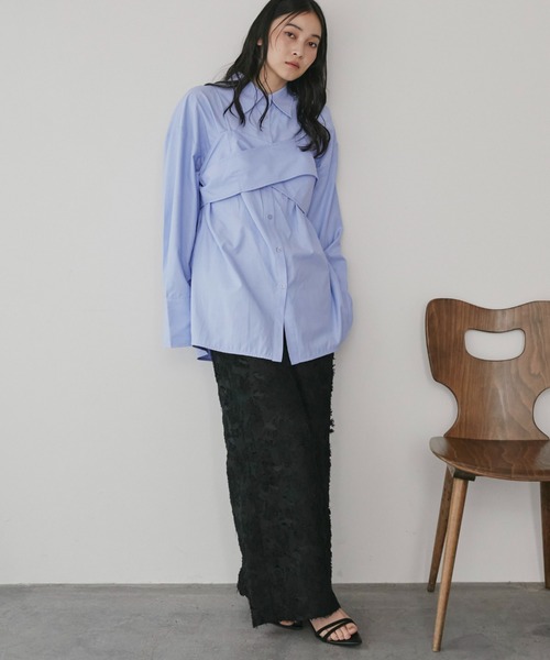 Doux archives（ドゥアルシーヴ）の「【ZOZO限定】ボタニカルカットジャガードパンツ（その他パンツ・レディース・ブラック/アイボリー・FREE）」の17枚目の写真