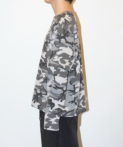 AFB(エーエフビー)の「THERMAL LAYERED LS TEE(Tシャツ/カットソー・メンズ・ホワイト/グリーン/ピンク・M/L)」の22枚目の写真