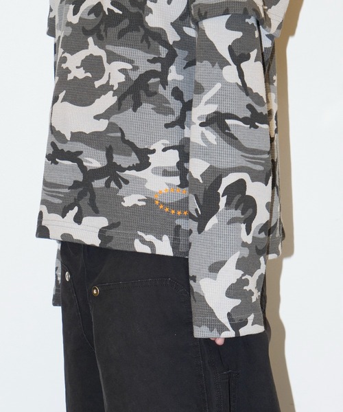 AFB(エーエフビー)の「THERMAL LAYERED LS TEE(Tシャツ/カットソー・メンズ・ホワイト/グリーン/ピンク・M/L)」の15枚目の写真