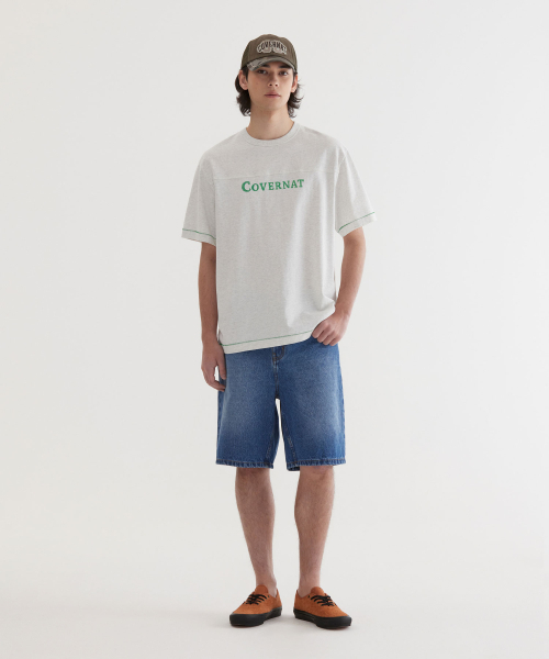 COVERNAT(カバーナット)の「ペインティンググラフィックカットラインTシャツOatmeal(Tシャツ/カットソー・レディース・その他・SMALL/MEDIUM/LARGE/X-LARGE)」の5枚目の写真