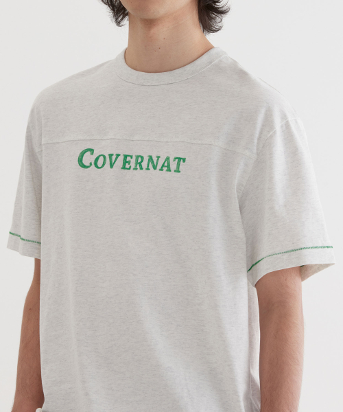 COVERNAT(カバーナット)の「ペインティンググラフィックカットラインTシャツOatmeal(Tシャツ/カットソー・レディース・その他・SMALL/MEDIUM/LARGE/X-LARGE)」の2枚目の写真