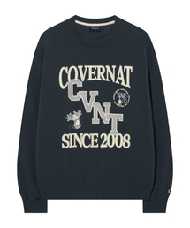 CVNT グラフィック スウェット ティールブルー