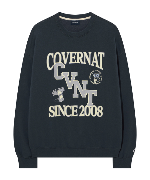 CVNT グラフィック スウェット ティールブルー
