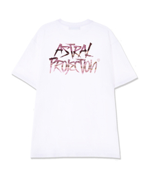 マーベルグラフィティレタリングスーピマコットンラウンドネック半袖Tシャツ_ホワイト