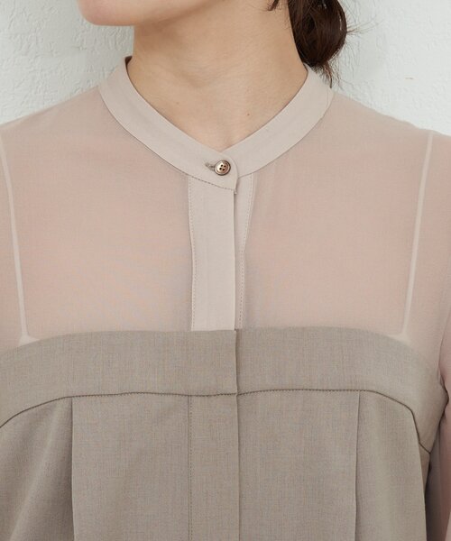 GALLARDAGALANTE（ガリャルダガランテ）の「シアーコンビネゾン（サロペット/オーバーオール・レディース・ベージュ/ブラック・FREE）」の14枚目の写真