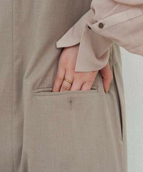 GALLARDAGALANTE（ガリャルダガランテ）の「シアーコンビネゾン（サロペット/オーバーオール・レディース・ベージュ/ブラック・FREE）」の18枚目の写真