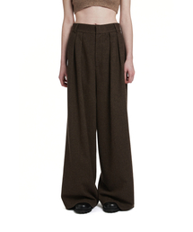 TRUNK PROJECT（トランクプロジェクト）の「Pleated Trousers_Brown（スラックス）」