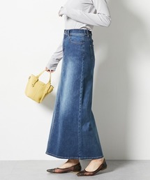 slattgir（スラットジール）の「高身長　リニューアル版すごのびストレッチデニムマキシスカート　（トールサイズ）（スカート）」
