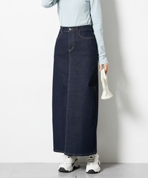 slattgir（スラットジール）の「高身長　リニューアル版すごのびストレッチデニムマキシスカート　（トールサイズ）（スカート）」