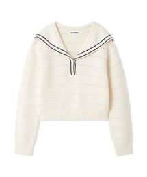 LILY BROWN | セーラーカラーニットトップス(ニット/セーター)