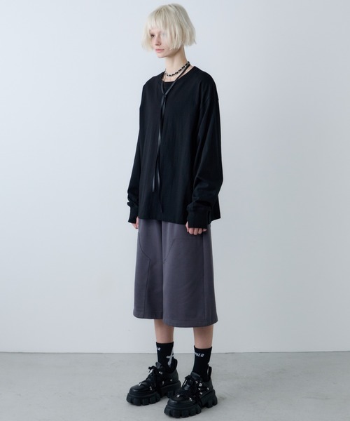 AFF AIVER(エイエフエフアイバー)の「AFF AIVER 16/-ウォッシュ天竺ワイドスリーブL/S TEE(Tシャツ/カットソー・メンズ・ブラック/オフホワイト/チャコールグレー・SMALL/MEDIUM/LARGE)」の18枚目の写真