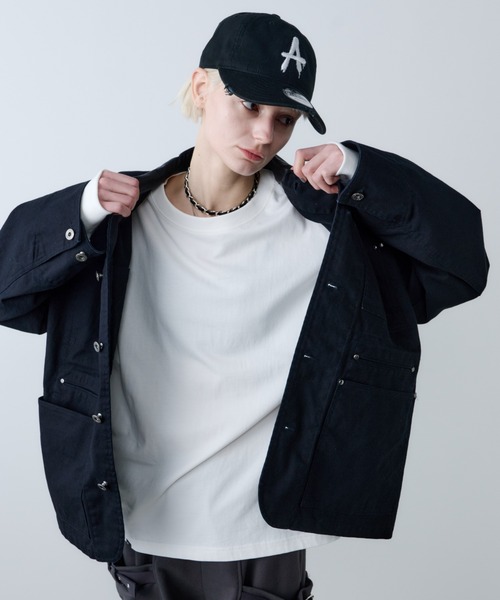 AFF AIVER(エイエフエフアイバー)の「AFF AIVER 16/-ウォッシュ天竺ワイドスリーブL/S TEE(Tシャツ/カットソー・メンズ・ブラック/オフホワイト/チャコールグレー・SMALL/MEDIUM/LARGE)」の5枚目の写真