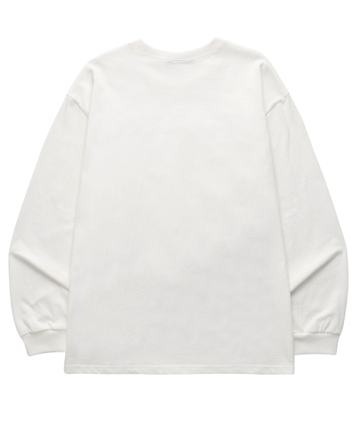 VANNWORKS(バンワークス)の「ハートタイポロングスリーブ (VLS0061) ホワイト(Tシャツ/カットソー・レディース・その他・X-LARGE/XX-LARGE/SMALL/MEDIUM/LARGE)」の2枚目の写真