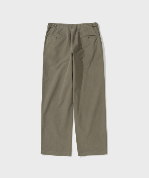 SHIRTER(シャーター)の「MOSS DRILL CHINO PANTS (BEIGE)(その他パンツ・メンズ・その他・SMALL/MEDIUM/LARGE)」の2枚目の写真