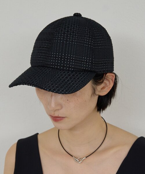 GALLARDAGALANTE（ガリャルダガランテ）の「【2.718】ドビーキャップ（キャップ・レディース・ブラック/ベージュ・FREE）」の4枚目の写真