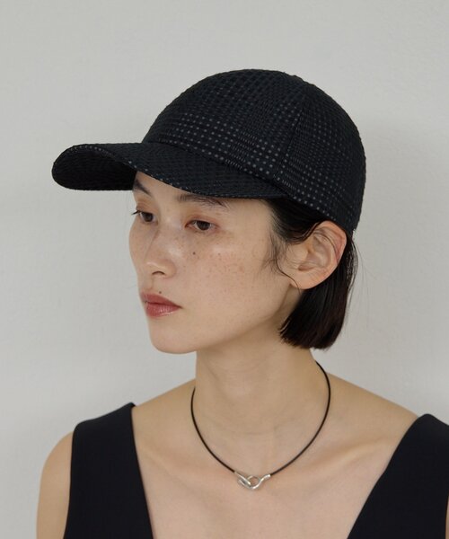 GALLARDAGALANTE（ガリャルダガランテ）の「【2.718】ドビーキャップ（キャップ・レディース・ブラック/ベージュ・FREE）」の5枚目の写真