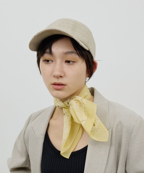 GALLARDAGALANTE（ガリャルダガランテ）の「【2.718】ドビーキャップ（キャップ・レディース・ブラック/ベージュ・FREE）」の18枚目の写真