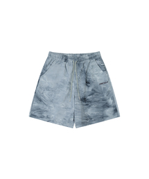 タイダイナイロンハーフパンツ(LIGHT GREY)