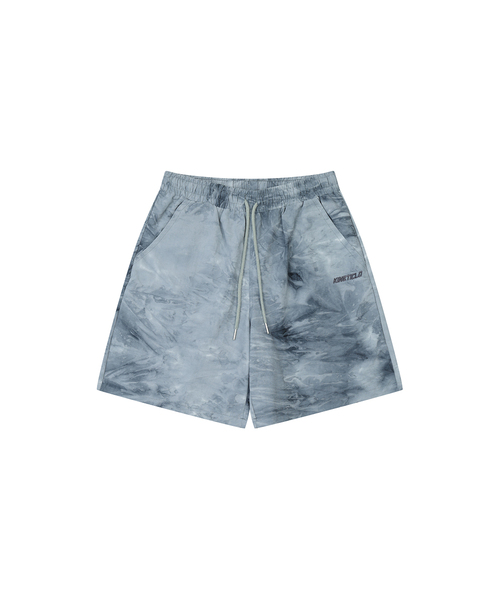 Tie-dye nylon half pants (LIGHT GREY)