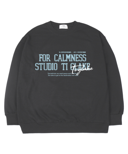 TI.GLAKE(ティーグレイク)の「カムニススタジオ オーバーサイズ スウェットTシャツ ダークグレー(スウェット・レディース・その他・MEDIUM/LARGE/XX-LARGE/X-LARGE)」の1枚目の写真