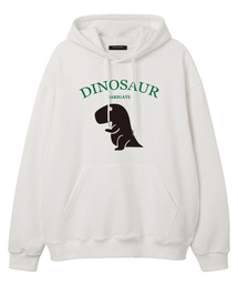 BARIGATE（バリゲート）の「DINOSAUR Hood (BLS015) White（パーカー）」