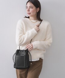 OPAQUE.CLIP | 素材アソートサイドドロストミニショルダーバッグ【長さ調整可能】(ショルダーバッグ)