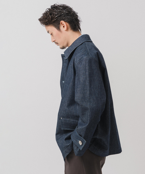 Mackintosh（マッキントッシュ）の「MACKINTOSH(マッキントッシュ) 別注 HUMBIE/ハンビー デニム SHORT SL（その他アウター・メンズ・ネイビー・40/38/36）」の7枚目の写真