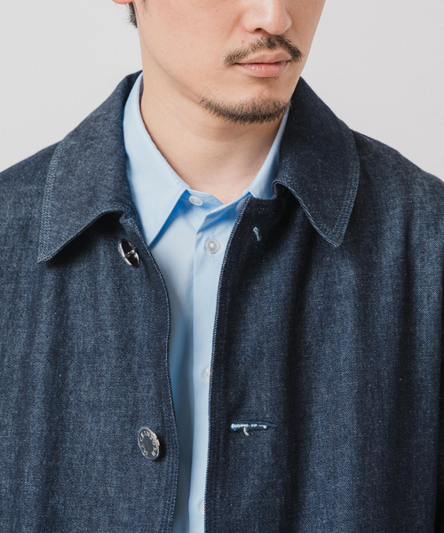 Mackintosh（マッキントッシュ）の「MACKINTOSH(マッキントッシュ) 別注 HUMBIE/ハンビー デニム SHORT SL（その他アウター・メンズ・ネイビー・40/38/36）」の9枚目の写真