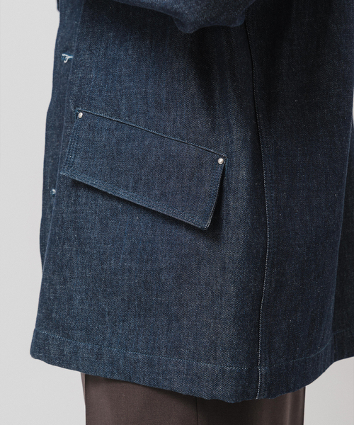 Mackintosh（マッキントッシュ）の「MACKINTOSH(マッキントッシュ) 別注 HUMBIE/ハンビー デニム SHORT SL（その他アウター・メンズ・ネイビー・40/38/36）」の11枚目の写真