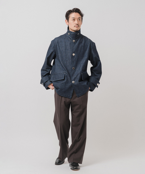 Mackintosh（マッキントッシュ）の「MACKINTOSH(マッキントッシュ) 別注 HUMBIE/ハンビー デニム SHORT SL（その他アウター・メンズ・ネイビー・40/38/36）」の16枚目の写真