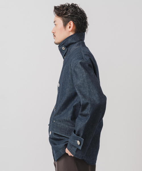 Mackintosh（マッキントッシュ）の「MACKINTOSH(マッキントッシュ) 別注 HUMBIE/ハンビー デニム SHORT SL（その他アウター・メンズ・ネイビー・40/38/36）」の18枚目の写真