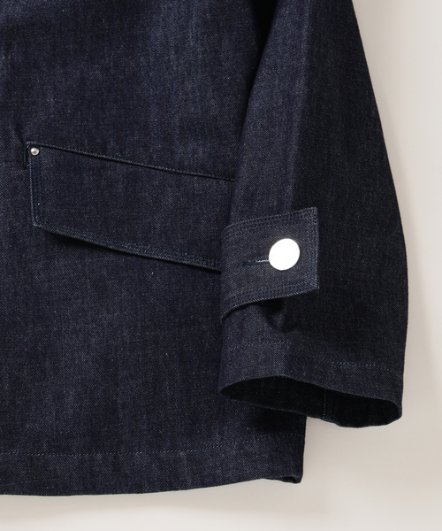 Mackintosh（マッキントッシュ）の「MACKINTOSH(マッキントッシュ) 別注 HUMBIE/ハンビー デニム SHORT SL（その他アウター・メンズ・ネイビー・40/38/36）」の5枚目の写真