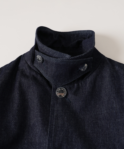 Mackintosh（マッキントッシュ）の「MACKINTOSH(マッキントッシュ) 別注 HUMBIE/ハンビー デニム SHORT SL（その他アウター・メンズ・ネイビー・40/38/36）」の4枚目の写真