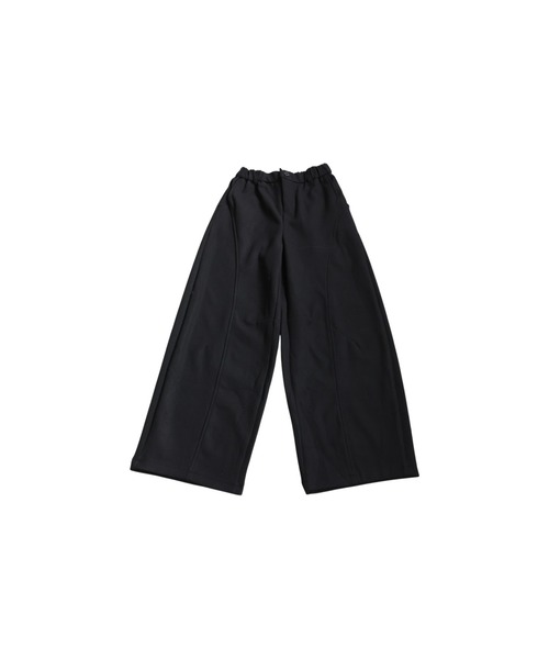 antiqua(アンティカ)の「起毛 ワイドパンツ(その他パンツ・レディース・ダークグレー/ブラック・ONESIZE)」の3枚目の写真