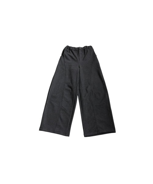 antiqua(アンティカ)の「起毛 ワイドパンツ(その他パンツ・レディース・ダークグレー/ブラック・ONESIZE)」の4枚目の写真