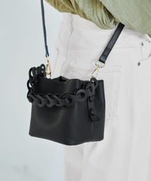 STYLE DELI（スタイルデリ）の「【DELI by】リアルレザーミニバケットバッグ（ショルダーバッグ）」