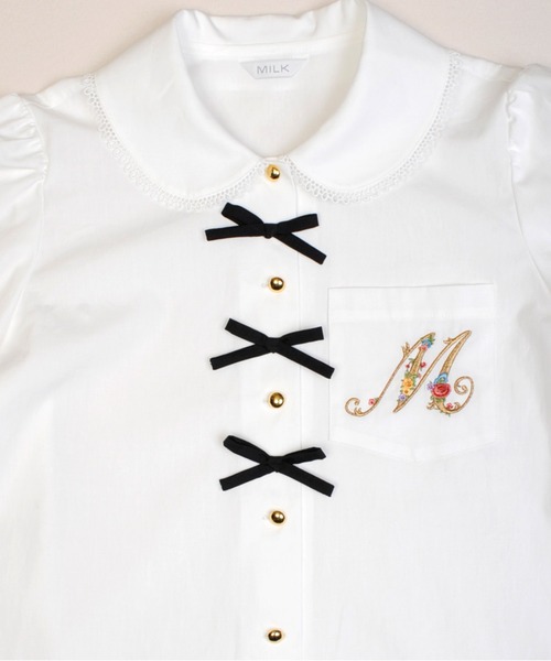 MILK（ミルク）の「イニシャル ブラウス（シャツ/ブラウス・レディース・A/B・FREE）」の8枚目の写真