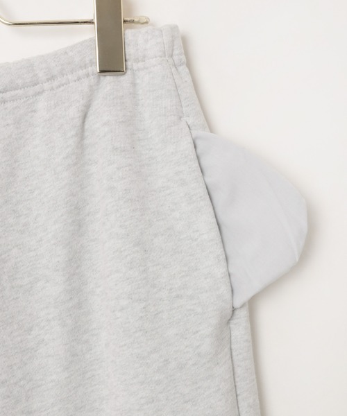 evernavy(エバーネイビー)の「スウェットフレアパンツ(スウェットパンツ・レディース・オートミール/ブラック・L/M/S)」の15枚目の写真