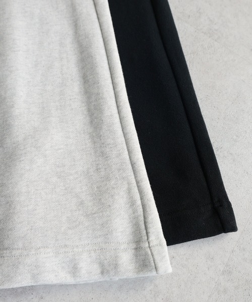 evernavy(エバーネイビー)の「スウェットフレアパンツ(スウェットパンツ・レディース・オートミール/ブラック・L/M/S)」の22枚目の写真