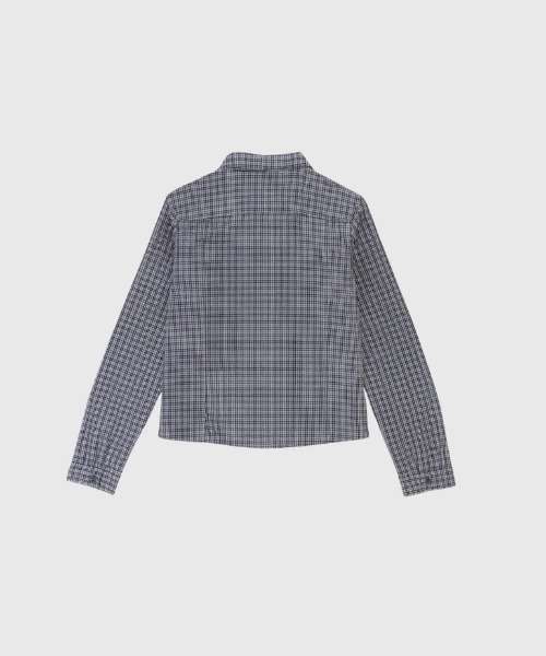 Enewd nina(エニュードニーナ)の「classic gingham shirt(シャツ/ブラウス・レディース・ネイビー/ブラック・FREE)」の18枚目の写真
